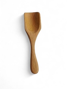 Cuillère de cuisine en bambou, ustensile de cuisine en bois massif fait à la main, écologique, manche long, antiadhésif, compatible lave-vaisselle, fournisseurs en gros - Product Image 3