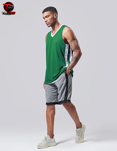 Camiseta de Baloncesto Reversible de Malla, Uniforme de Equipo de Secado Rápido, Cuello en V, Sin Mangas, para Adultos - Product Image 4