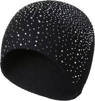 Mexion 2026 Bonnets 100% Laine avec Strass, Logo Personnalisé, Tricotés pour l'Hiver, Impression Numérique, Respirants, Imperméables, Style Décontracté