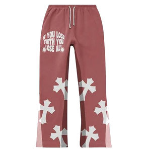 ชุดวอร์ม2ชิ้นสำหรับผู้ชายเสื้อผ้าแนวสตรีทแวร์โอเวอร์ไซส์ซักได้ - Product Image 5