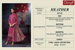 Catálogo completo de Salwar Kameez con estampado de algodón satinado Premium para colección de ropa de fiesta Tarifa al por mayor para ropa india y pakistaní - Product Image 6