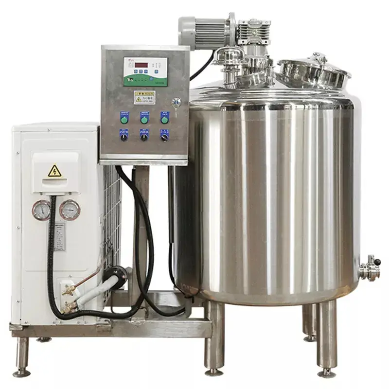 Tanque de refrigeração de leite de 1000 litros/resfriador de leite/máquina de perfuração de leite e equipamento para processamento de margaridas