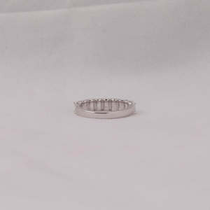 1.8 TCW Lab Grown <b>Cushion</b> Cut Diamond Wedding Band 18KT Solid Gold Classic Certified Nine Diamond Anniversary Gift - Product Image 3