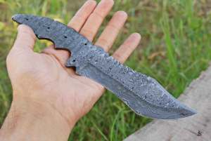 Hoja de Damasco forjada a mano personalizable, soporte OEM disponible para cuchillos - Product Image 4