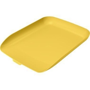 Leitz Cosy Yellow Polystyrene Letter Tray DIN A4 <b>File</b> <b>Organizer</b> - Product Image 1