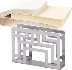 ที่ใส่กระดาษเช็ดปากแบบโมเดิร์น ดีไซน์เรขาคณิต ตัดแต่งอย่างมีสไตล์ ฐานมั่นคง ประหยัดพื้นที่ ใช้จัดระเบียบบนโต๊ะได้อย่างมีสไตล์ เหมาะสำหรับบาร์และร้านกาแฟ - Product Image 4