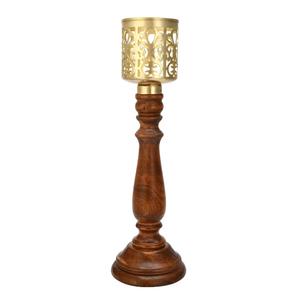 Accesorios de mesa decorativos candelabros elegantes de lujo decoración interior del hogar boda fiesta vela soporte de luz portavelas de Metal - Product Image 3