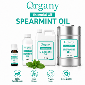 Pure 100% Turkish Spearmint Peppermint Essential <b>Oil</b> Mentha Spicata Steam Distilled Wholesale Private Label OEM <b>Diffuser</b> Candle - Product Image 1