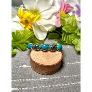 Duane Smith <b>Red</b> Skin Turquoise & Sterling Silver Fashion Cuff <b>Bracelet</b> - Product Image 1