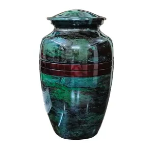 Urna Funeraria Personalizada con Escena de Aurora Boreal Oscura, Urna para Cenizas Humanas, Ideal para Adultos, Hombres y Mujeres - Product Image 1