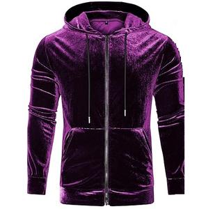 Best Selling Men's Oversized <b>Hoodies</b> Heavyweight Thick Custom Velvet Comfortable Full Zip Pullover Embroidered Trending Design - Product Image 1