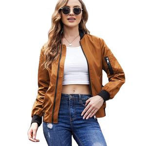 Blouson Bomber Femme 2026 – Personnalisation Logo OEM – Élégant, Léger, Coupe-Vent, Fermeture Éclair – Vêtement d'Extérieur Tendance Streetwear – Fabricant - Product Image 1