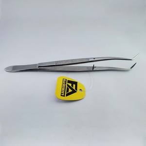 แหนบคีบสแตนเลสปลายหยักสำหรับวิทยาลัยแหนบแบบมืออาชีพพร้อมตัวเลือกบรรจุภัณฑ์ในแบบของคุณ - Product Image 4