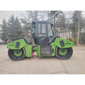 Rouleau de route vibrant hydraulique à double tambour de 10 tonnes Eaton hydraulique pour équipement de compactage à haute efficacité de fonctionnement de moteur - Product Image 3