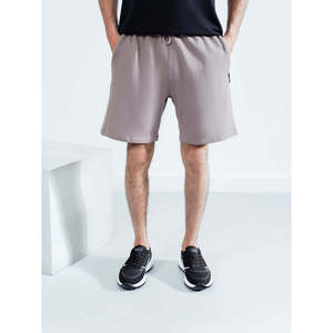 Shorts en coton KANONI au design classique, taille élastique respirante et confortable, longueur genou, en polyester tissé et tricoté, taille XXS - Product Image 1