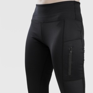 Leggings pour femmes à motif trèfle noir, options taille haute ou mi-haute, taille XL, sans couture, respirants, en spandex, style décontracté - Product Image 5