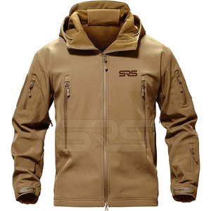 STRONG REAPERS SPORTS Made Pakistan Men Winter Jacket Stand Collar Zipper Front Logo Breathable Polyester/Cotton Latest Design - Product Image 1
