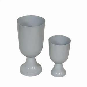 Pot de vase à fleurs en métal décoratif de conception classique utilisé pour la maison et le jardin Pot de jardinière indien fait à la main prix des Offre Spéciale - Product Image 5