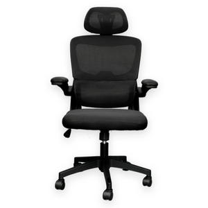 GAKJO-875 Swivel Lift Chair Minimalist Design Tilting Armrest Headrest Ergonomic Adjustable Height for Workshops Foam Fabric - Product Image 2