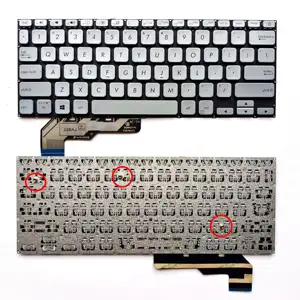 Fábrica de vendas diretas personalizado computador teclado ASUS A Dou 14 teclado portátil para ASUS X403 S403F A403F US cinza prata