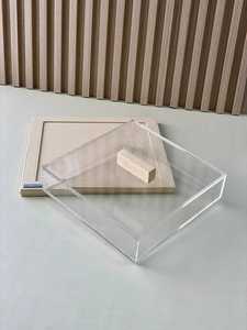 Bocal à bonbons en bois acrylique cristal de qualité supérieure avec design croissant de lune et finition laquée pour l'Aïd Ramadan et les cadeaux islamiques - Product Image 3