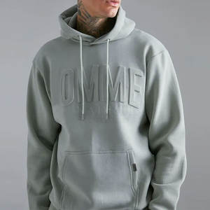 Sweats à capuche avec gaufrage pour hommes, sweats à capuche personnalisés de qualité supérieure à prix abordable pour hommes - Product Image 3