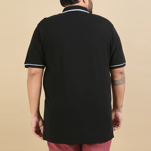 Respirant et durable à manches courtes grande taille hommes Polo Top tendance Street Wear hommes coton Polo Shirt - Product Image 6