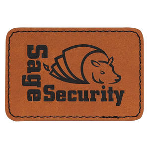 2025 High Quality Customized Leatherette Patches PU Blank Hat Patches Rectangle <b>Shape</b> Laser Ability Sew-on Flower <b>Heart</b> Design - Product Image 5