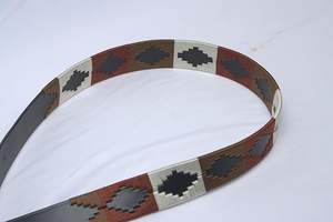 Ceintures Polo en Cuir Véritable 100% Haute Qualité Nombreux Designs Disponibles Épaisses Durables Fabriquées à la Main Ceinture en Cuir Polo pour Hommes - Product Image 6