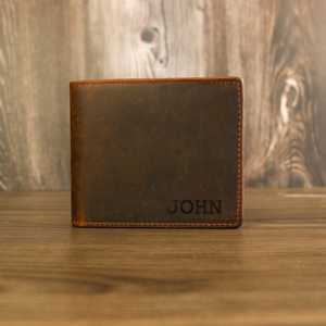 Cartera para hombre nueva, marrón, hecha a mano, de cuero de avestruz genuino, Rfid, cartera plegable, accesorios para cartera para hombre, 2017 - Product Image 3