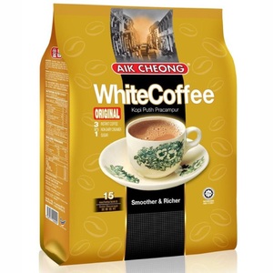 กาแฟฮาลาล AIK Cheong สีขาวพรีเมี่ยม456กรัม (12ซอง) ต่อถุงกาแฟรสครีมกลมกล่อมดั้งเดิม3-in-1อาราบิก้ากาแฟสำเร็จรูป - Product Image 4