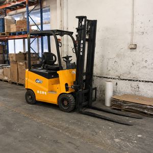 Chariot élévateur à palettes électrique intelligent Aomai 1,5 tonne 1,2T, robuste, batterie au lithium, 3,5m, transpalette manuel, mini transpalette pour allées étroites - Product Image 5