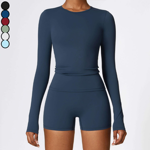 Vente en gros de leggings de yoga pour femmes avec cordon de serrage, matériau en spandex/nylon, pantalon léger sans couture respirant à séchage rapide - Product Image 1