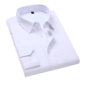 Camisas formales de manga larga de algodón para hombre de alta calidad de fábrica, camisas de vestir para hombre, camisas de vestir personalizadas sólidas teñidas a la moda - Product Image 4