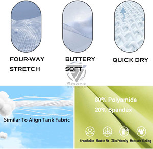 Débardeur deux-en-un avec soutien-gorge intégré, gaine amincissante à larges bretelles, effet 360°, respirant, en coton brossé écologique, marque privée, vente en gros - Product Image 4