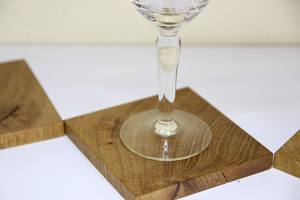 Sous-verres en bois MDF colorés pour bureau vaisselle décorative hôtel restaurant maison cuisine table à manger boisson thé tasse à café - Product Image 5