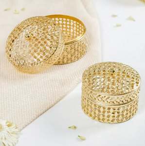 Trending <b>Decorative</b> Metal Jewelry <b>Box</b> Trinket <b>Box</b> for Keeping Jewelry Available in Indian Home Crafts - Product Image 5