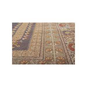 Tapis en laine noués à la main Aalam, motif floral et abstrait rouge et orange, pour entrée et salon, 9x12 rectangulaire - Paem-1262 - Product Image 3