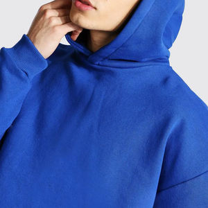 Sudaderas con Capucha Personalizadas con Logotipo, 100% Algodón, Estilo Holgado, Forradas, Lisas, Sin Bolsillos, con Dobladillo sin Rematar - Product Image 4