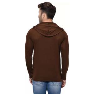 Personalizado cuello redondo con capucha ligero hombres algodón poliéster venta al por mayor sudadera camiseta Sudadera con capucha hombres sudaderas con capucha - Product Image 2