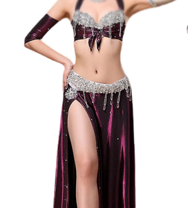 Mejor venta precio barato mujeres trajes de baile vestido de alta calidad mujeres Ballet rendimiento danza del vientre traje de baile - Product Image 2