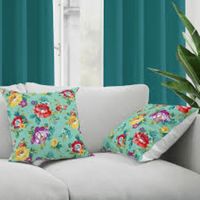 Housse de coussin décorative en toile de coton imprimée personnalisée housse de coussin à la mode avec motif animal brodé hôtels