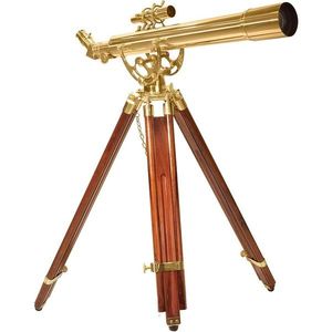 Télescope portable en métal, lentille réglable légère, Instrument optique, acier inoxydable durable, pour collectionneur, utilisation en voyage - Product Image 1