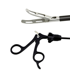 Pinzas Laparoscópicas Alemanas de Grado Quirúrgico, Juego de Instrumentos Quirúrgicos Manuales de Acero Inoxidable, Duraderas, Certificadas por la CE, ISO13485 para - Product Image 1