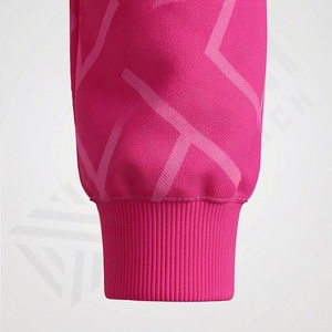 Survêtement de jogging pour femme avec logo personnalisé, manches longues, vêtements décontractés d'hiver, tissu tricoté sublimé uni, vêtements de sport, couleur personnalisée - Product Image 6