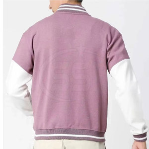 Chaqueta Letterman de Algodón Premium Inspirada, con Cuello Alto, Logotipo Frontal, Secado Rápido, Transpirable, Estilo Urbano, Prenda Exterior de Moda - Product Image 6