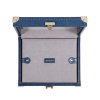 Boîte de rangement de voyage de luxe personnalisée à 8 emplacements, fabriquée à la main, autre étui à montre avec logo en relief Mantolin Y9078-01001, boîtes d'emballage pour montres