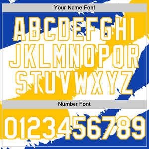 Venta al por mayor diseño personalizado azul blanco amarillo 3D diseño auténtico béisbol Jersey ligero que absorbe la humedad béisbol Jersey - Product Image 5