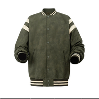 Veste universitaire rouge pour homme, prix de gros, personnalisable avec logo brodé, grande taille, respirante, pour l'extérieur, hiver, décontractée