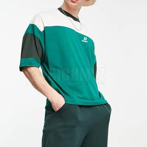 T-shirts pour hommes fabriqués en usine, respirants, à épaules tombantes, personnalisables, meilleurs vêtements d'été, t-shirt trois couleurs, OEM, t-shirts pour hommes fabriqués sur mesure - Product Image 4